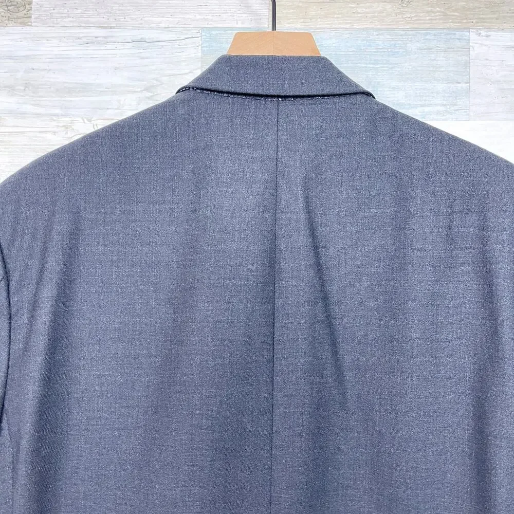 Brooks Brothers 346 Stretch Wool Suit Gray 3 Button Mens 41L Jacket 36R Pants